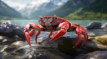 AI generated crab high quality image photo