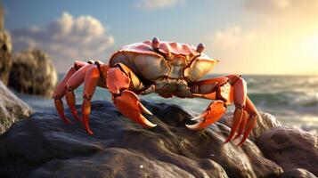 AI generated crab high quality image photo