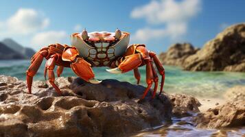 AI generated crab high quality image photo