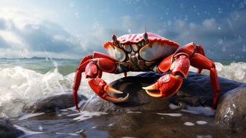 AI generated crab high quality image photo