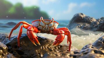 AI generated crab high quality image photo