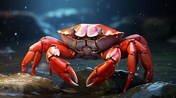 AI generated crab high quality image photo