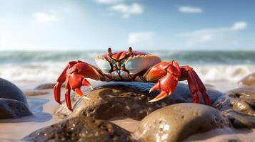 AI generated crab high quality image photo