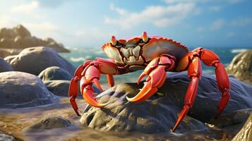 AI generated crab high quality image photo