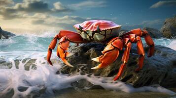 AI generated crab high quality image photo