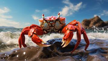 AI generated crab high quality image photo