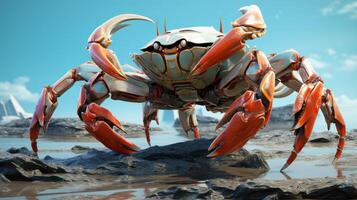 AI generated crab high quality image photo