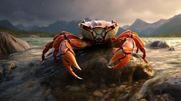 AI generated crab high quality image photo