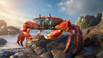AI generated crab high quality image photo