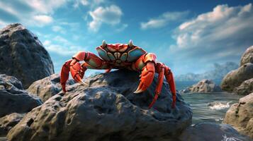 AI generated crab high quality image photo