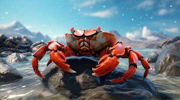 AI generated crab high quality image photo