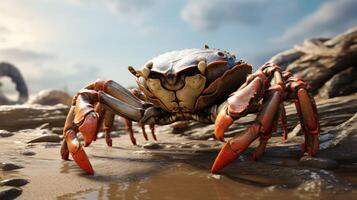 AI generated crab high quality image photo