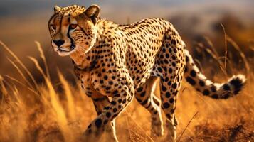 AI generated cheetah high quality image photo