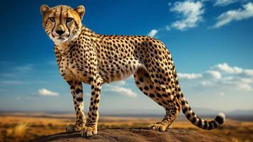 AI generated cheetah high quality image photo