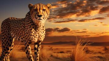 AI generated cheetah high quality image photo