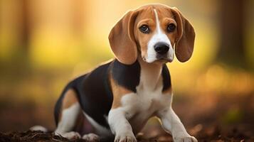 AI generated beagle high quality image photo