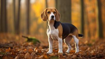 AI generated beagle high quality image photo