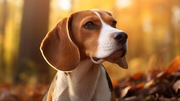 AI generated beagle high quality image photo