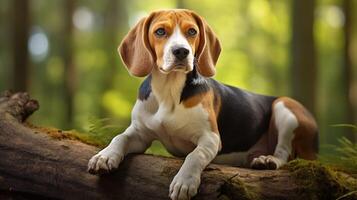 AI generated beagle high quality image photo