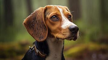 AI generated beagle high quality image photo