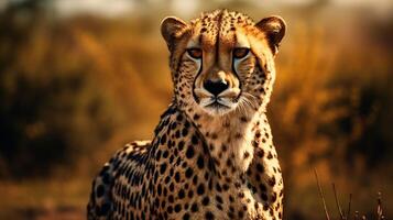 AI generated cheetah high quality image photo