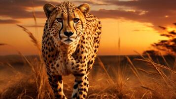 AI generated cheetah high quality image photo