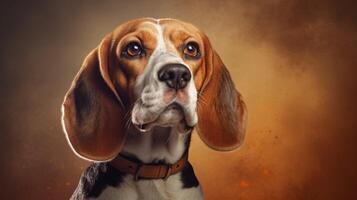 AI generated beagle high quality image photo