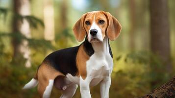 AI generated beagle high quality image photo