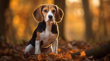 AI generated beagle high quality image photo