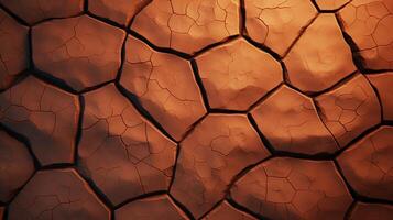 AI generated Terracotta Textures background photo