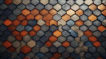 AI generated Tile Textures background photo