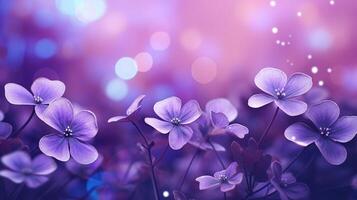 AI generated Violet soft background photo