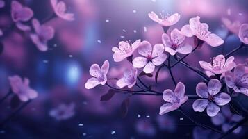 AI generated Violet soft background photo