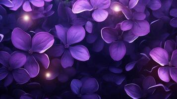 AI generated Violet background photo