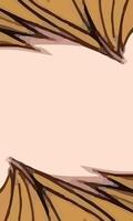 Aesthetic brown abstract background with copy space area. Suitable for poster and banner vector
