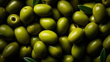 AI generated Olive background photo