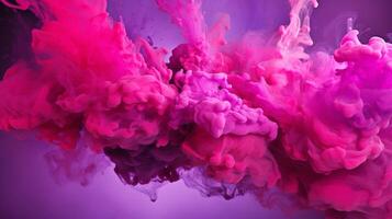 AI generated Magenta color splash background photo