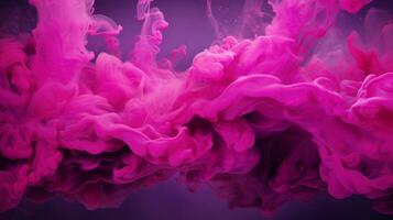 AI generated Magenta color splash background photo