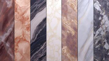 AI generated Marble Textures background photo