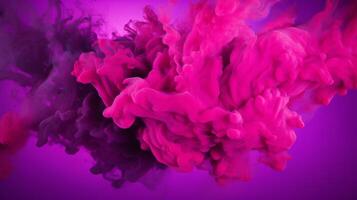 AI generated Magenta color splash background photo