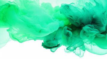 AI generated Mint color splash background photo