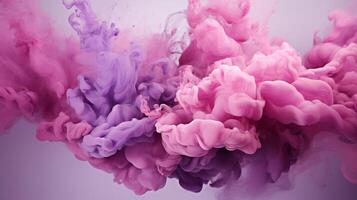 AI generated Mauve color splash background photo