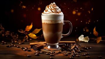 AI generated Mocha background photo