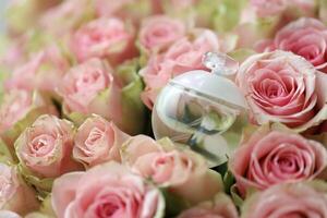 KHARKIV, UKRAINE - JANUARY 2, 2021 Perfume bottle of Noa by Cacharel, a French company of ready to wear clothing, perfume and accessories founded in 1958 photo