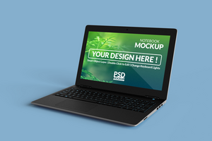 Notebook digital device mockup design psd