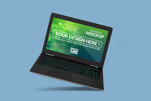 Notebook digital device mockup design psd