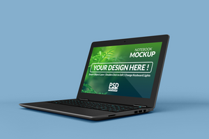 Notebook digital device mockup design psd