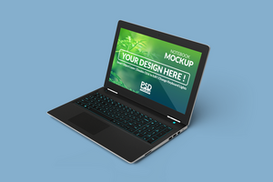 Notebook digital device mockup design psd