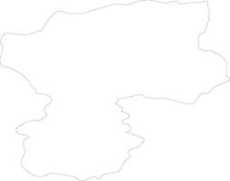 Bamyan Afghanistan outline map vector