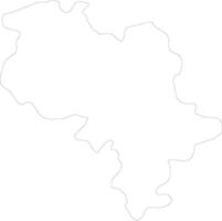 Asti Italy outline map vector